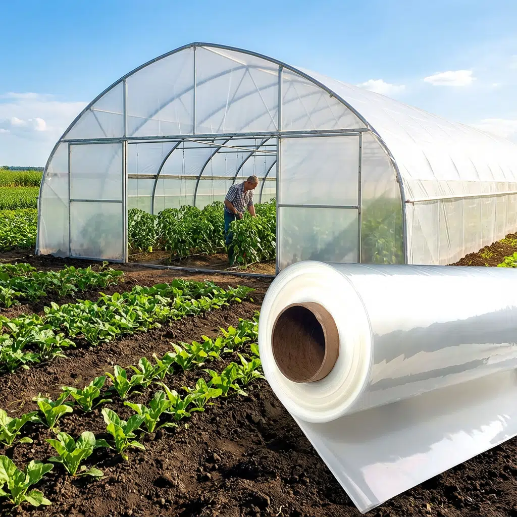 Sera Naylonu UV+EVA Katkılı Şeffaf Örtü 140 ve 250 Mikron Tarım Bahçe İzolasyon ve Koruma Amaçlı